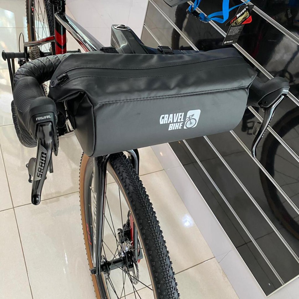GRAVEL Bike Front Handlebar Bag - Tas Depan Sepeda Gravel Bag Tabung