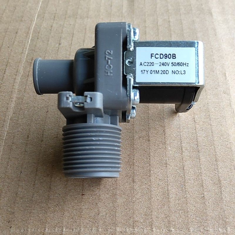 Selenoid Solenoid  Valve Plastik drat 3/4 -Ac 220v