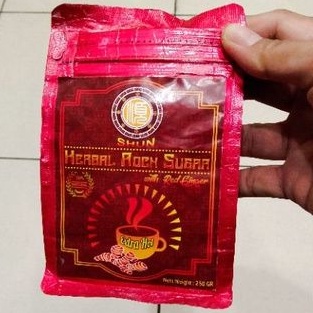 

Shun Herbal Rock Sugar Red Ginger Extra Hot - gula batu 250gr