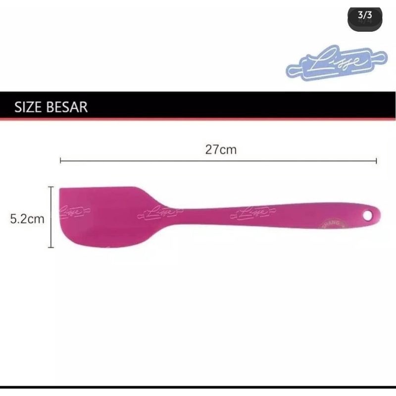 spatula datar silicon