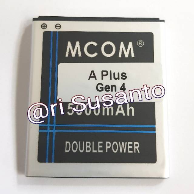 Battery Batre Baterai Double Power Mcom A Plus Gen 4 APlus Gen4