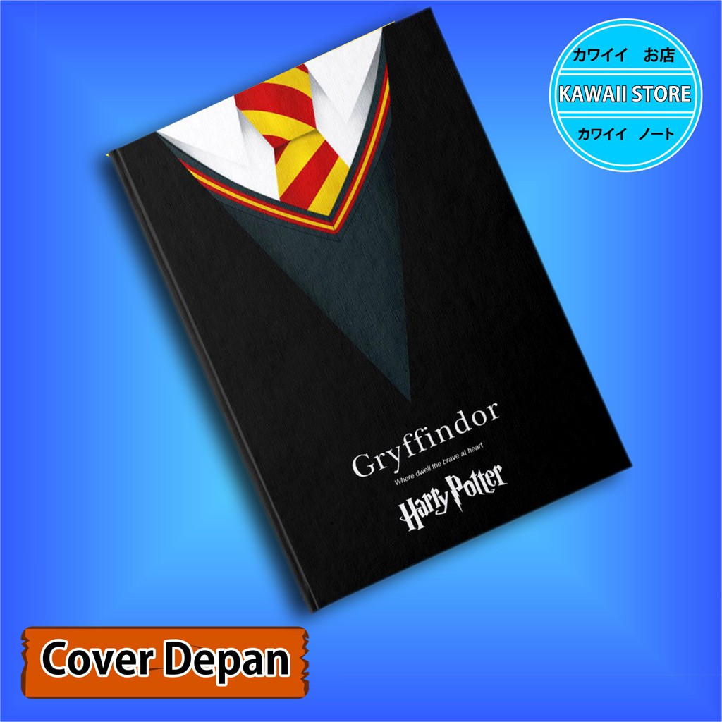 

Notebook / Pocket book Hard Cover HARRY POTTER ASRAMA SERAGAM GRYFFINDOR uk A5 & A6 / Notes Book