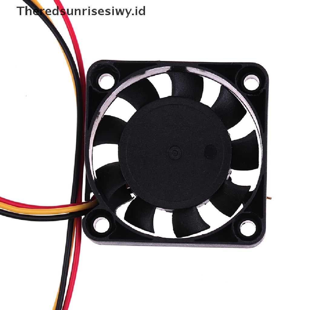 1 Pc 4010 40x40 X 10 12v 0.8w 0.06a 3 Pin Kipas Pendingin Heatsink Mini