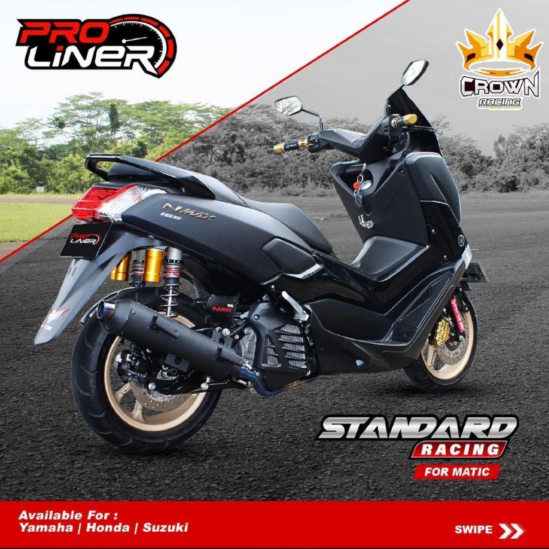Knalpot Proliner Standard Racing Yamaha Nmax 155 / Aerox 155 / Lexi