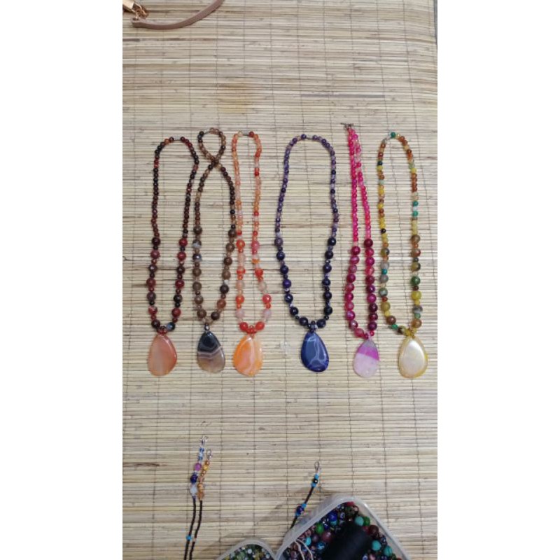 Kalung Batu liontin batu akik