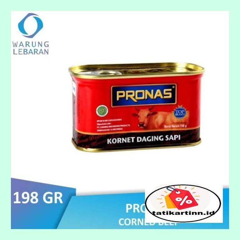 

T4Tksot Tin Pronas Corned Beef Kaleng 198 Gr | Kornet Daging Sapi Kaleng Sotytat