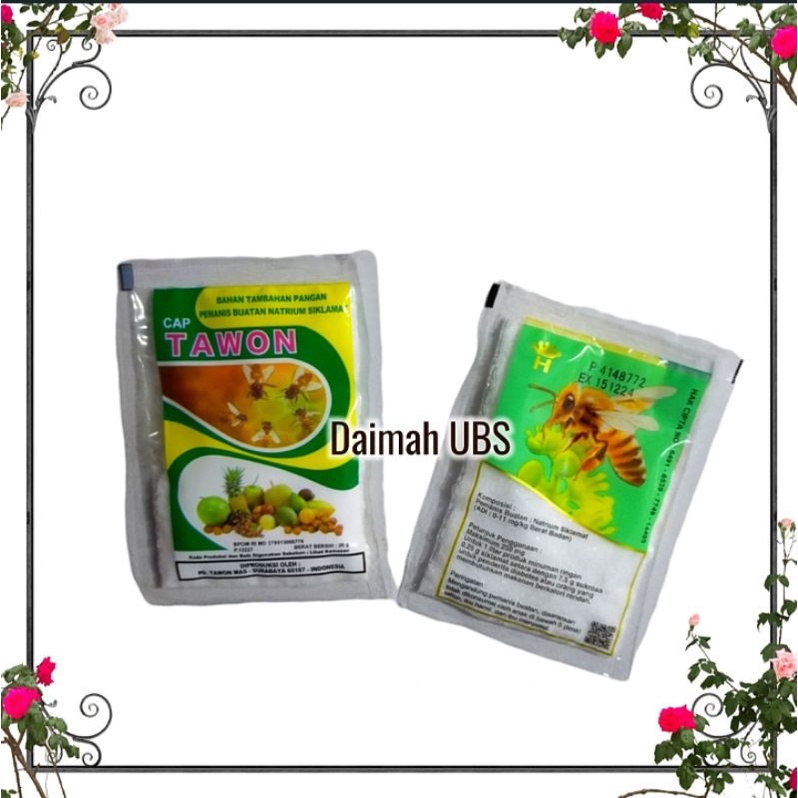 

Pemanis Buatan Cap Tawon 20gr, Sari Manis, Pemanis Buatan Natrium Siklamat
