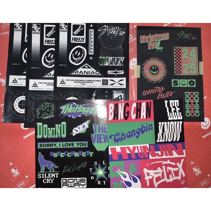 Stickers from Stray Kids Album & Merchandise
