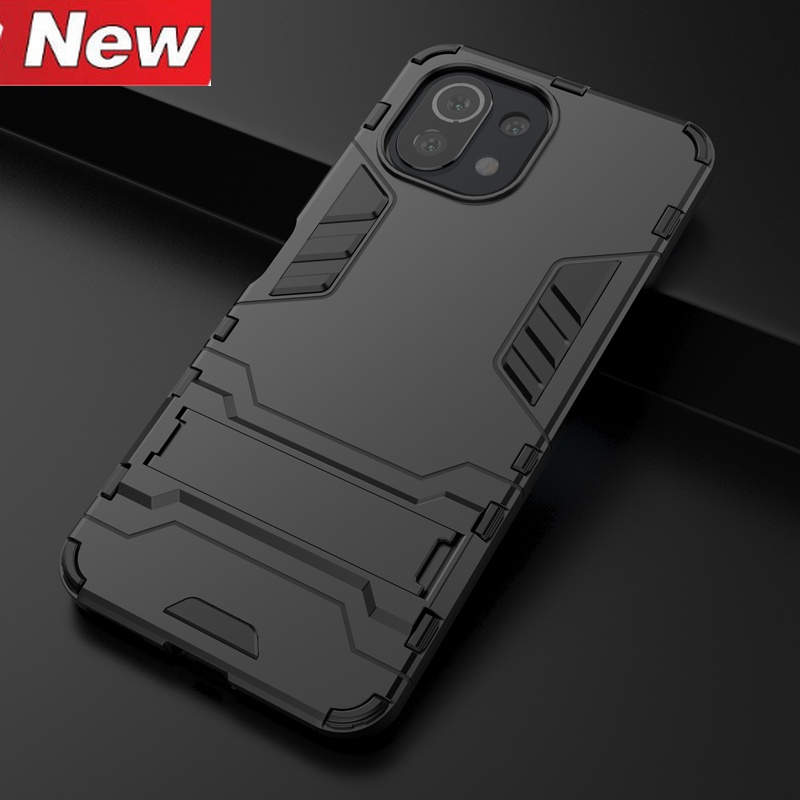 Hard Case Bahan PC Silikon Anti Ketukan Untuk Xiaomi Mi 11 Lite Mi11 Pro 11 Ultra