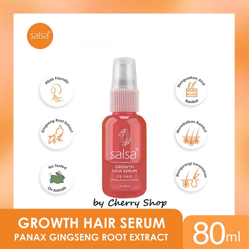 [BPOM] Salsa Hair Serum Rose Spray | Serum Rambut | Hijab Friendly 80 ML