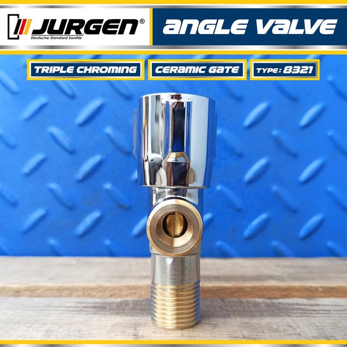 Stop Kran WC Single Valve 1/2 Inch Keran Jet Shower (Kuningan) Jurgen