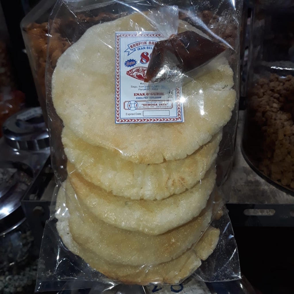 KRUPUK KEMPLANG SAMBEL PALEMBANG / KRUPUK BANGKA + SAMBAL / KRUPUK BANGKA / KRUPUK KEMPLANG / ALMA.SNACK