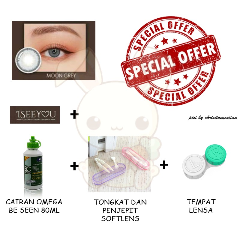 SOFTLENS I SEE YOU NORMAL - 14.5MM - PAKET UNTUK PEMULA