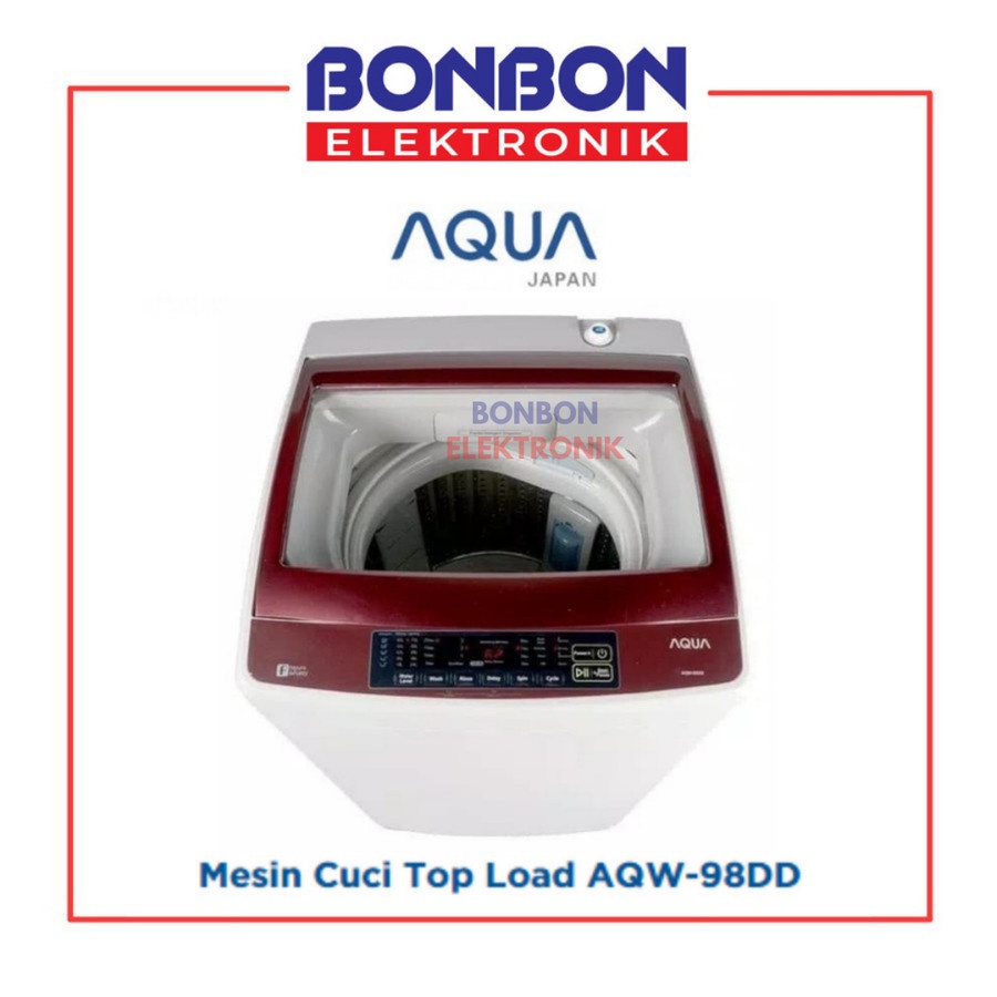 AQUA Mesin Cuci Top Loading 9KG AQW-98DD / AQW 98 DD