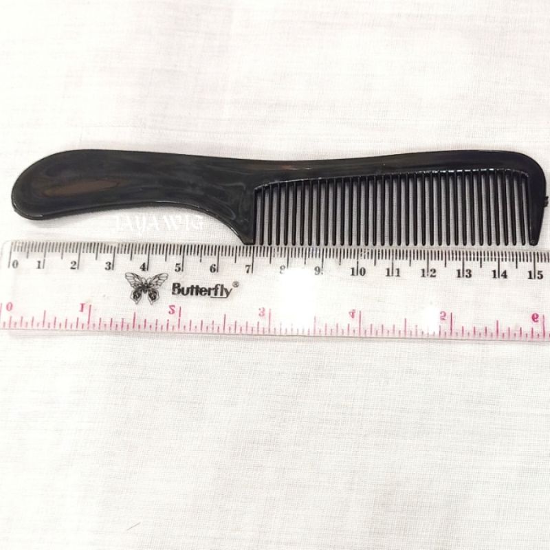 Sisir Rambut Panjang 15cm Sisir Cowok Warna Hitam