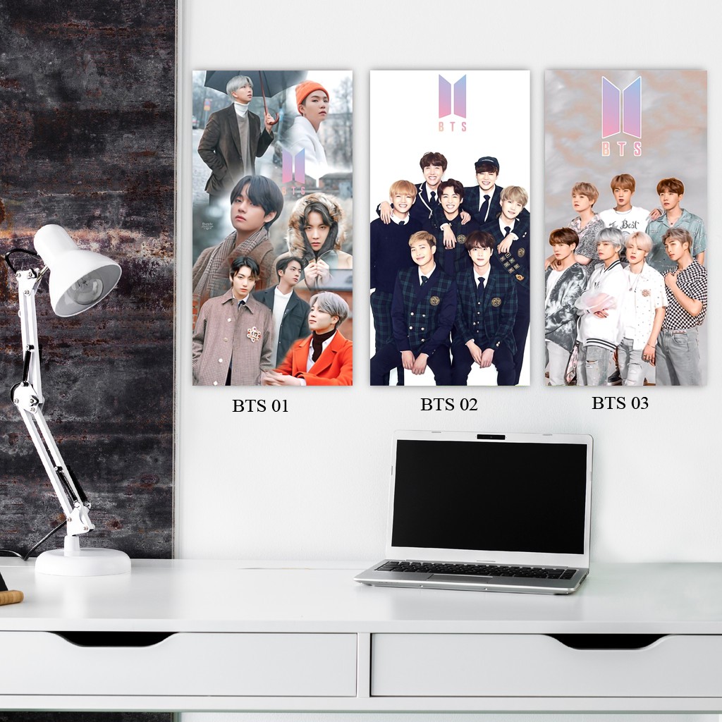 Wall Decor Poster Pajangan Hiasan Dinding Pop Art BTS Berkualitas BTS-01