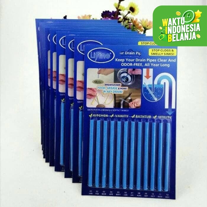 Sani Sticks Pembersih Saluran Air Pipa Cleaner Anti Sumbat Bau Serbaguna