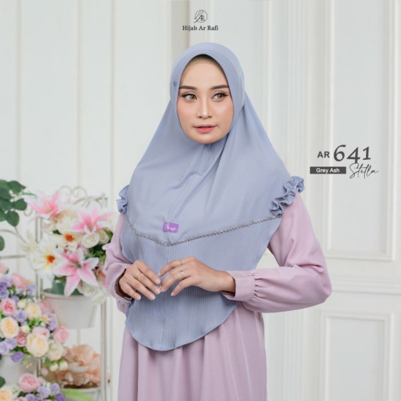 Hijab Arrafi AR 641 / AR 641 / Hijab Instan Branded / Hijab COD/ Hijab daily