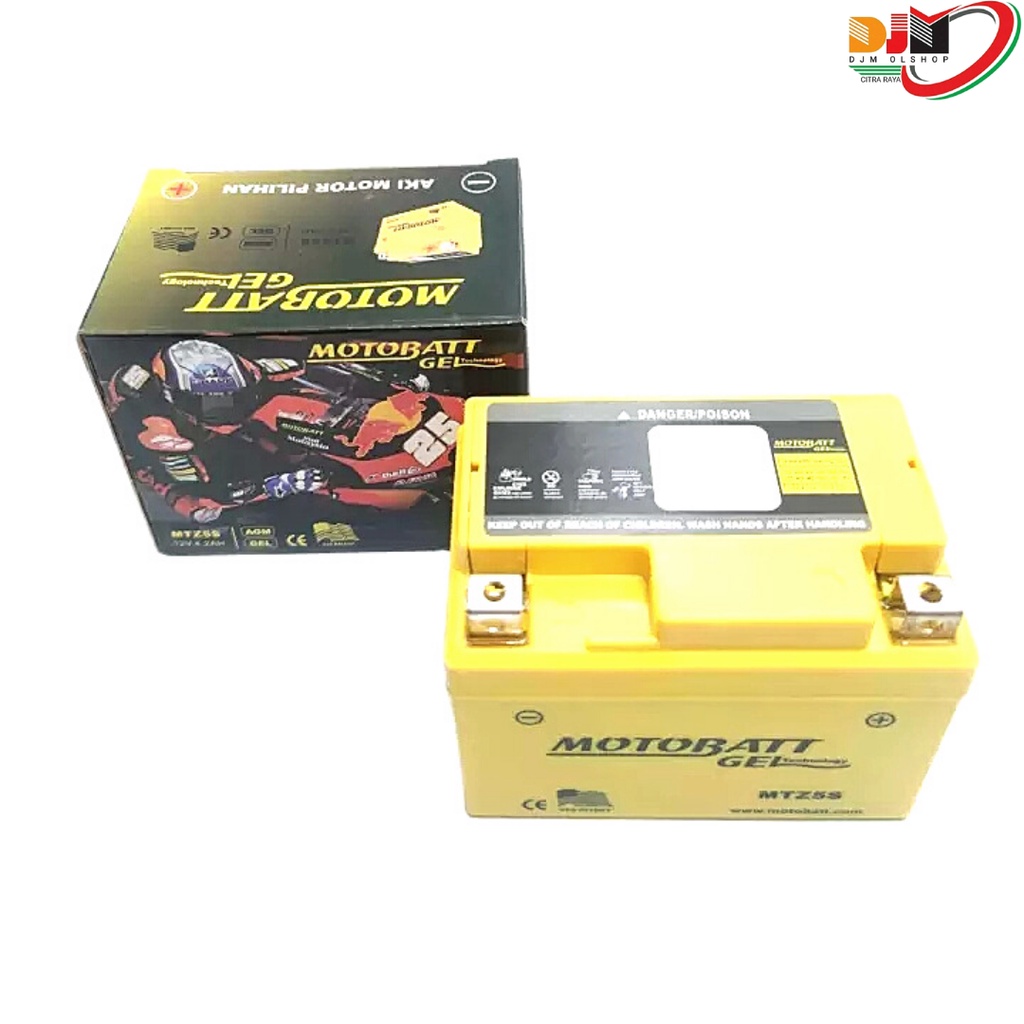 AKI KERING MOTOBATT GEL MTZ5S BEAT VARIO 110 VIXION KARISMA ORIGINAL