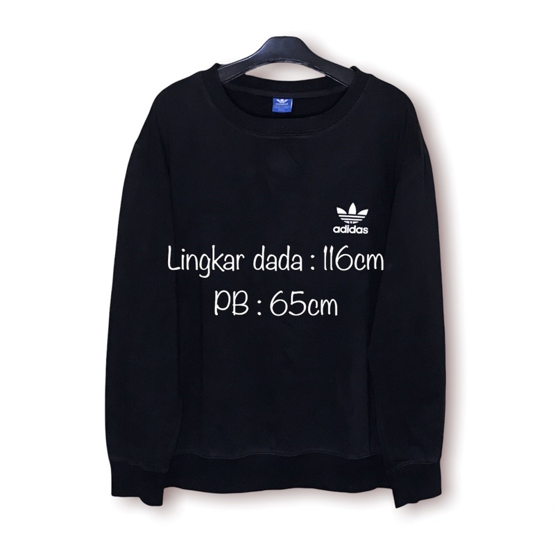 Crewneck Adidas Trefoil (Original) size XXXL - Pria