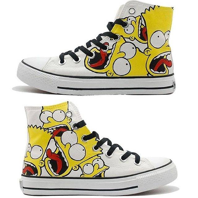 

Sepatu lukis happy yellow