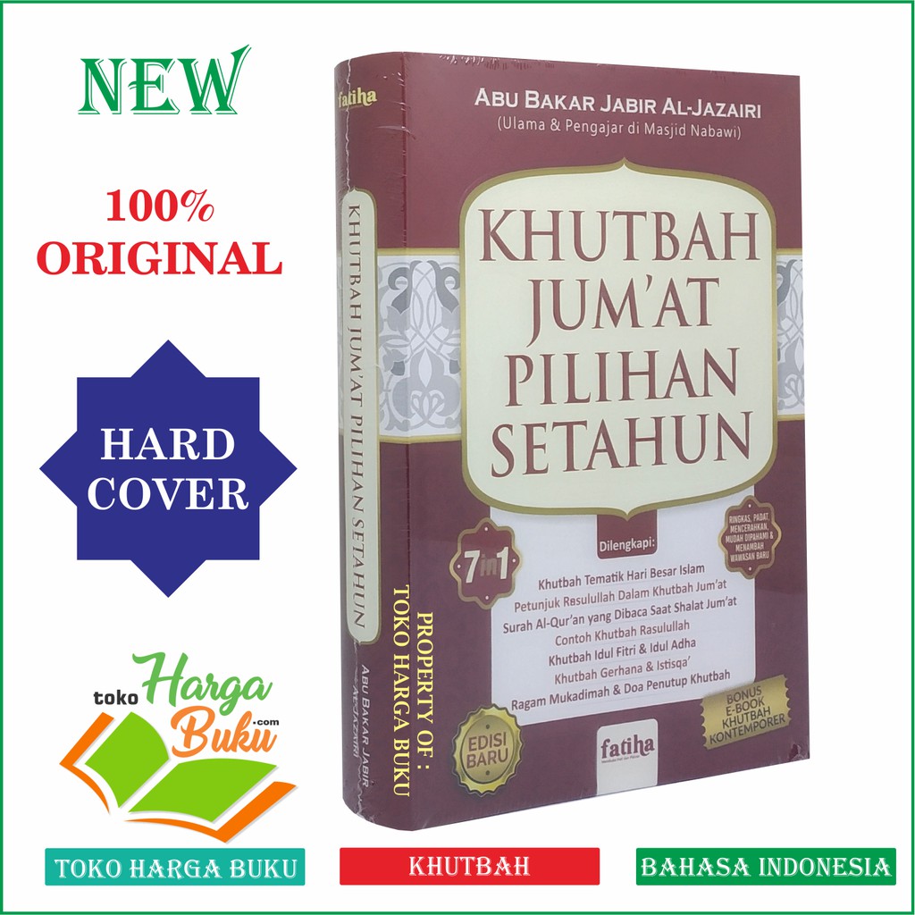 Khutbah Jumat Pilihan Setahun ORIGINAL Ringkas Padat Mencerahkan Ceramah Tausiyah Penerbit Fatiha