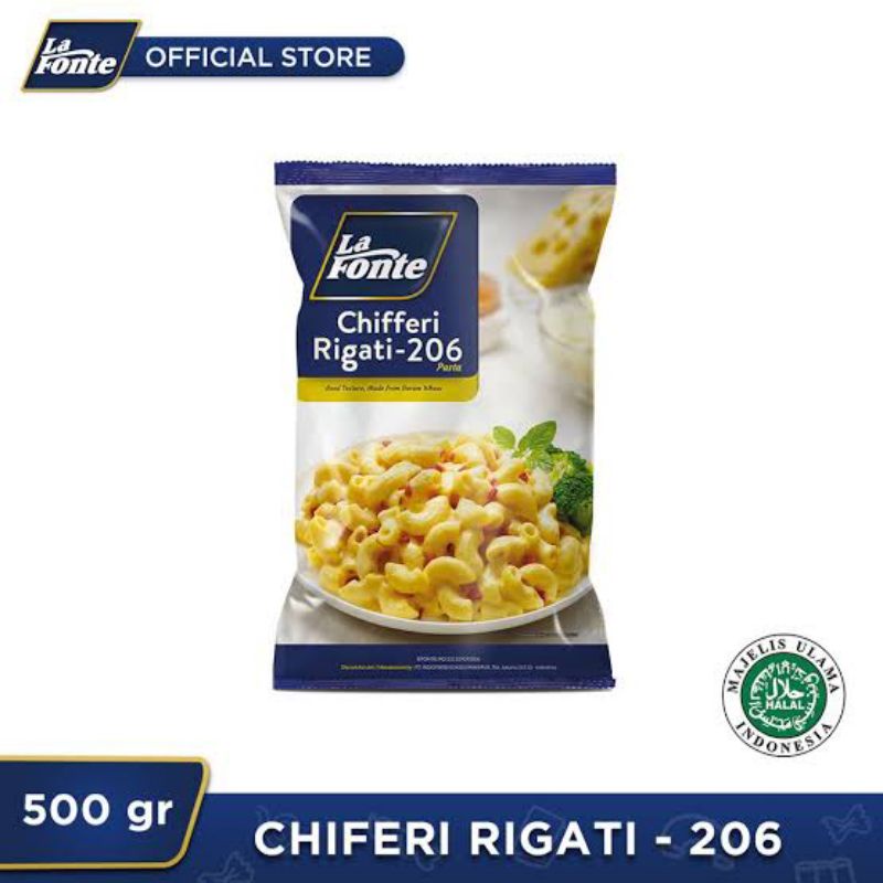 

La Fonte Chifferi Rigati-206 (pasta) 500gr