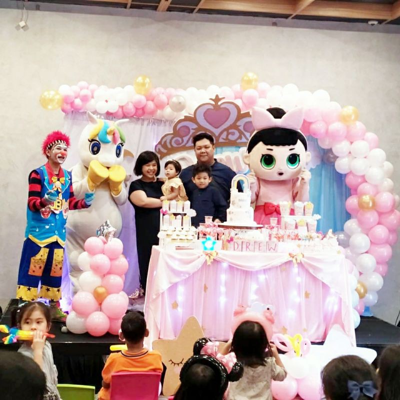 Badut Unicorn | Badut Little Pony Putih | Sewa Badut Ulang Tahun | Badut Bogor | Gunung Putri