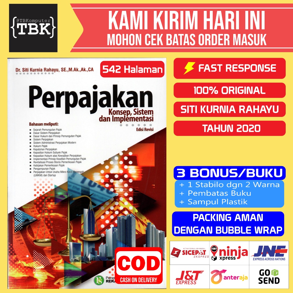 Jual BUKU PERPAJAKAN KONSEP SISTEM IMPLEMENTASI SITI KURNIA RAHAYU ...