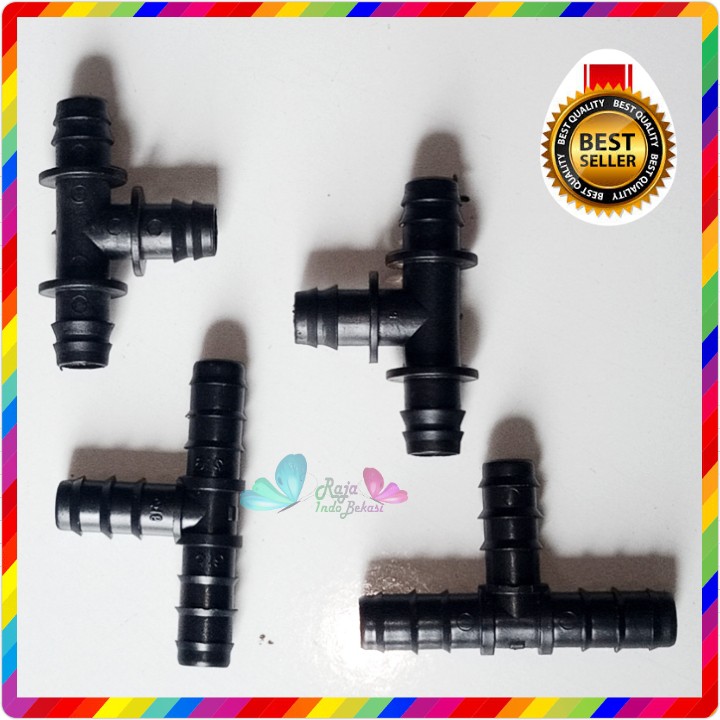 Nepel Tee 16mm Nipple 5/8 Inch Connector Selang 16 Mm Nepel T Te Konektor Nipel