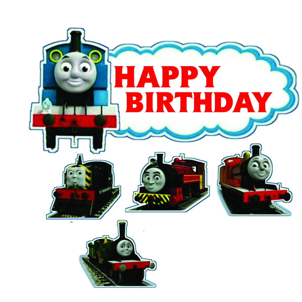 

TOPPER CAKE ULANG TAHUN / HIASAN KUE THOMAS AND FRIENDS