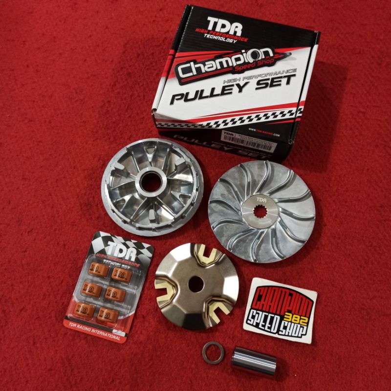 Paket Pulley Roller CVT TDR Racing Yamaha Fazzio 125 Mio M3 125 Fino 125 Mio Z 125