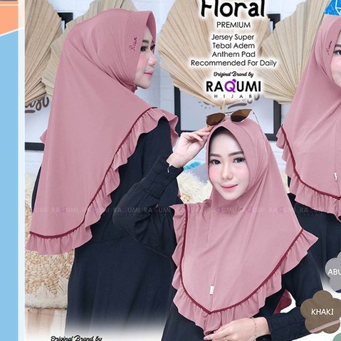 HIJAB INSTANT FLORAL ORI AHFILL / FARRAH HIJAB