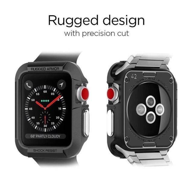 SPIGEN rugger armor hybrid case apple watch 42mm series 1/2/3