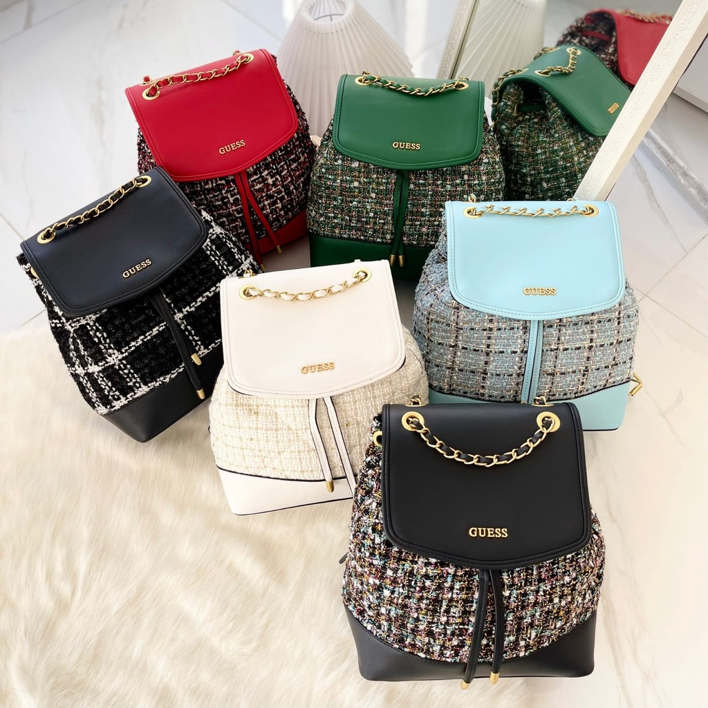 TAS WANITA GB-3535 TWEED BACKPACK