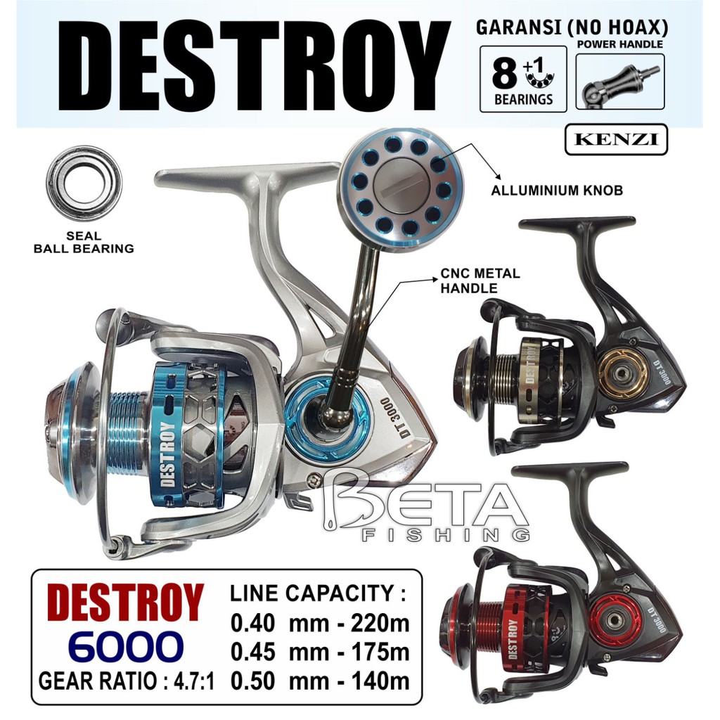 REEL KENZI DESTROY 6000