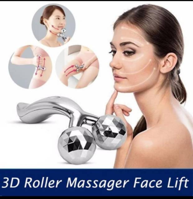 3D MASSAGER ROLLER ALAT PIJAT PENGENCANG PENIRUS WAJAH &amp; PELANGSING TUBUH