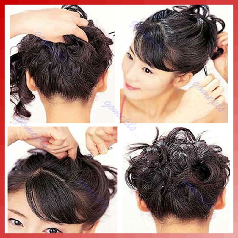 Siy 3pcs Jepit Rambut Bentuk U 90mm Warna Hitam