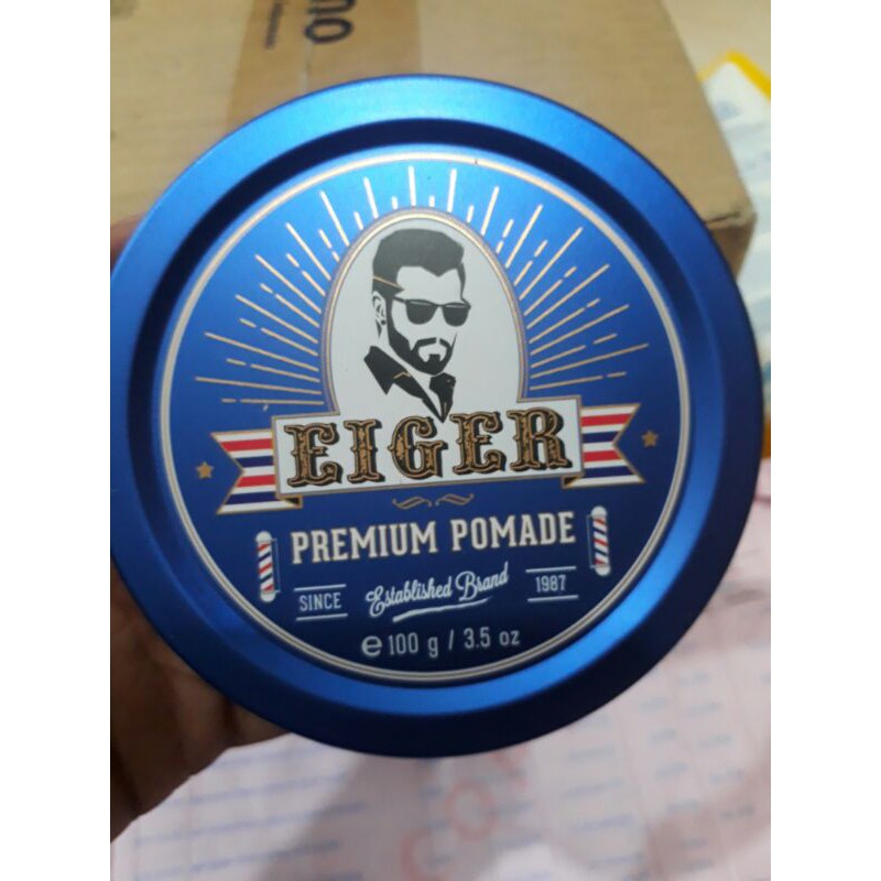 Jual Pomade Minyak Rambut Eiger Premium Pomade 100g 35oz Indonesia Shopee Indonesia