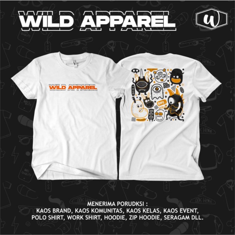 KAOS KEREN PREMIUM DOODLE ART