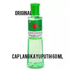 Minyak Kayu Putih Cap Lang 60 ml / cap lang minyak kayu putih