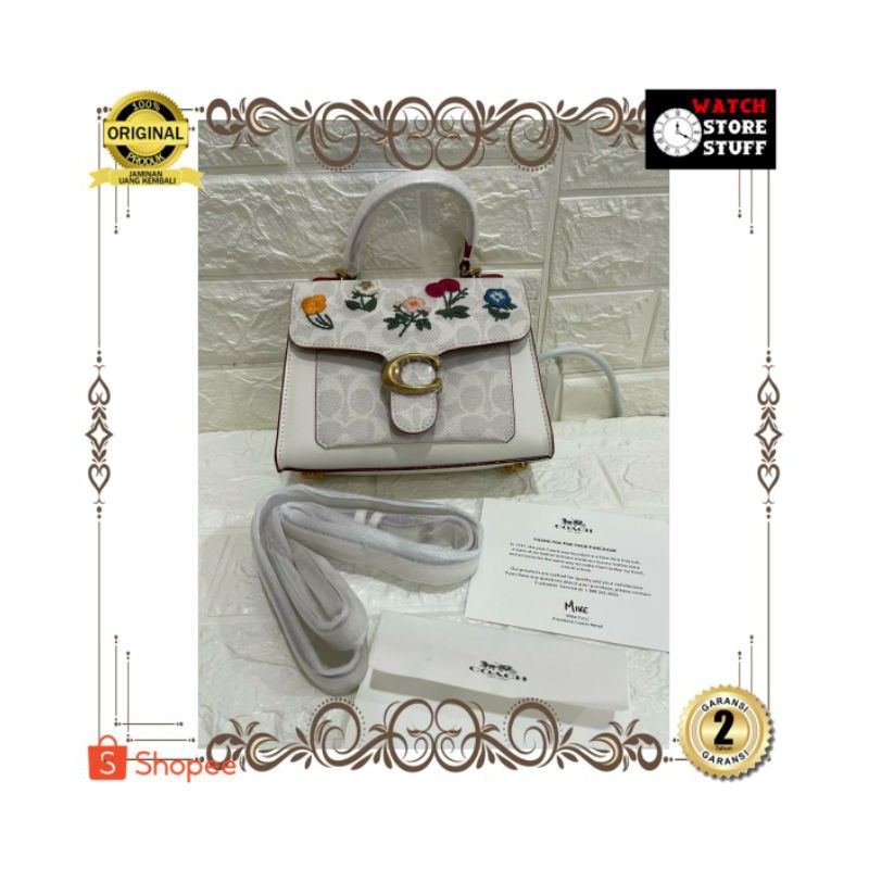 TAS WANITA FO COACH ORIGINAL PUTIH