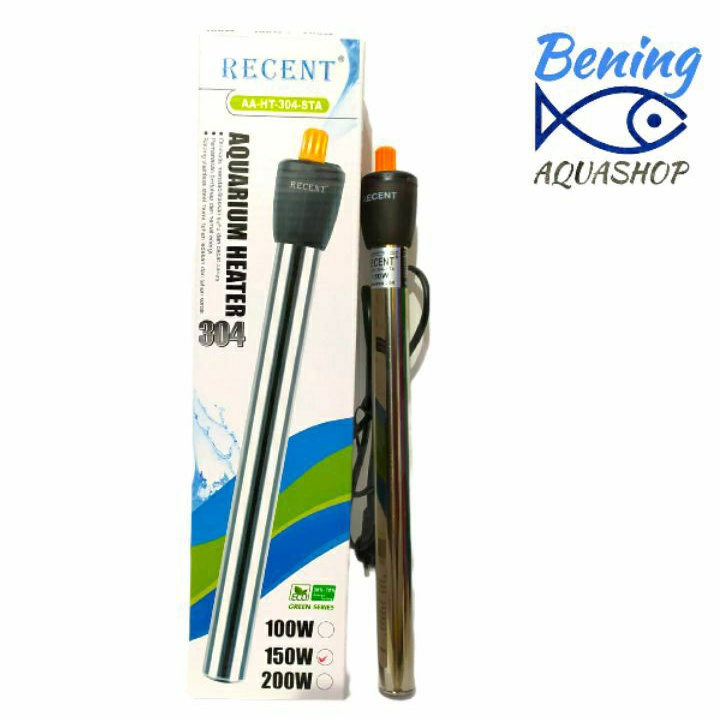 Recent Heater AA-HT-304-STA Stainless Steel Aquarium 150 watt (30cm)