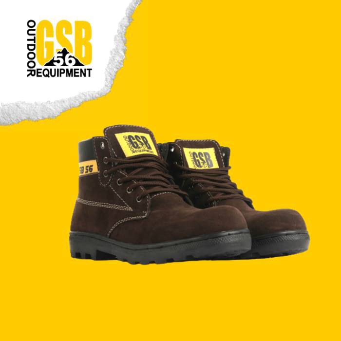 Sepatu Safety Boots Pria GSB-56 Original Barker / Sepatu Outdoor / Sepatu Hiking / Sepatu Safety/COD