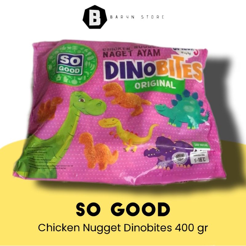 

SO GOOD - Chicken Nugget Dinobites 400gr / FROZEN FOOD BOGOR