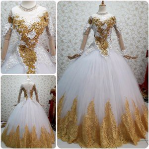 Dress Wanita Modern Baju Atasan Gaun Pengantin Wanita