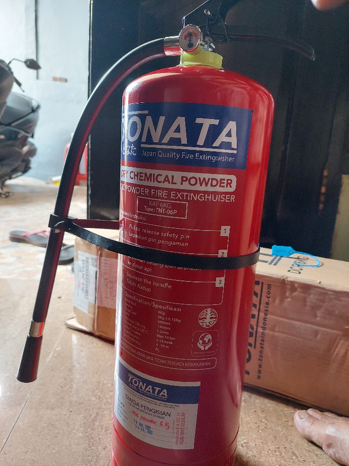 Apar 6kg Bubuk Abc Powder Tonata / Set Komplit