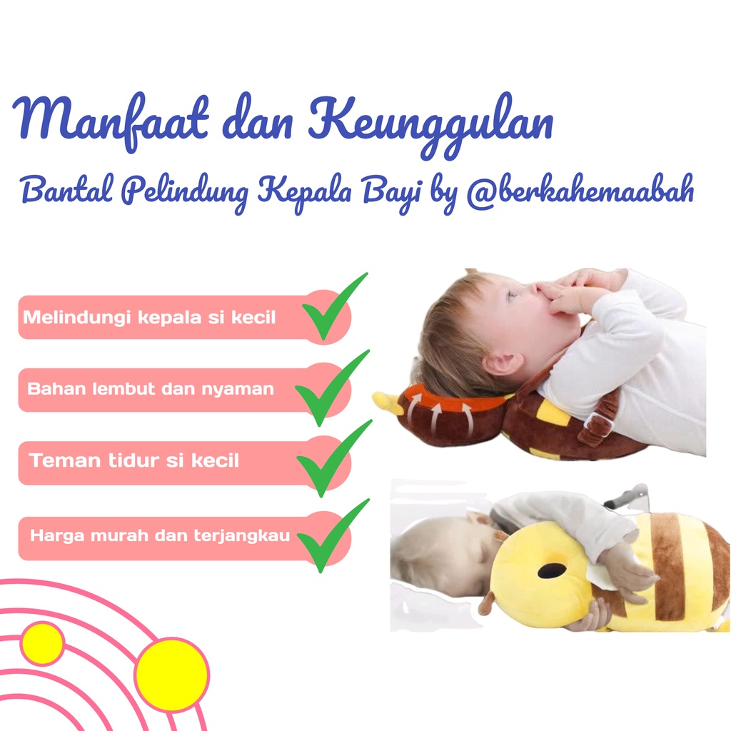 Head Neck Pillow Bantal Pelindung Kepala Bayi Murah