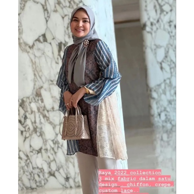 RIA MIRANDA SILAREH TUNIC in BRUSH