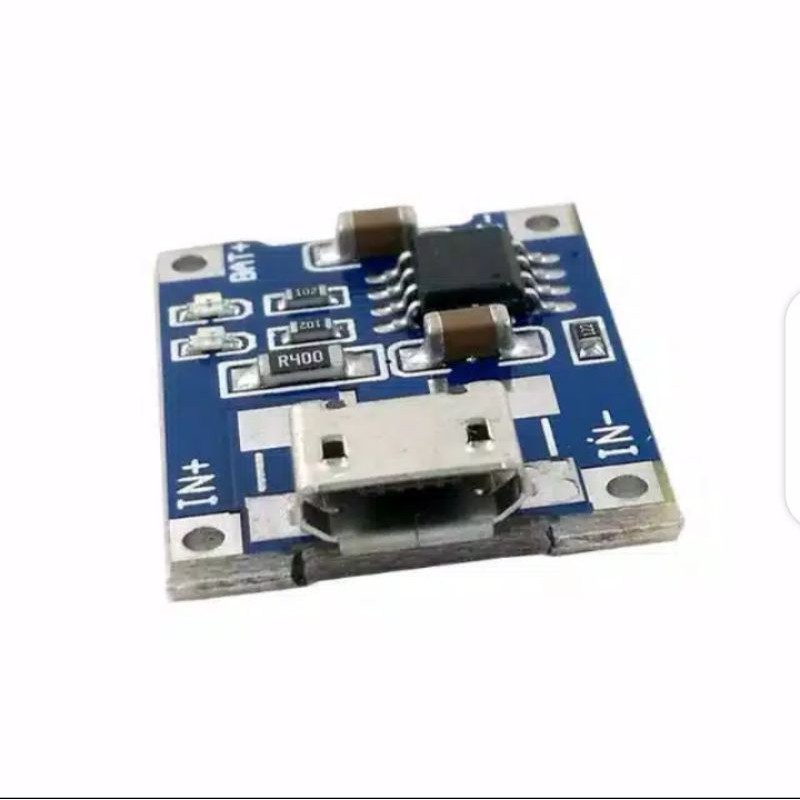 TP4056 CHARGER BATERAI 18650 KIT MODULE MICRO USB 5V 1A TP4056BOARD CHARGE dengan proteksi